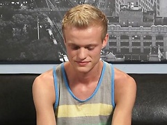 Sexy blond twink Nicholas Reed stars in his first Helix LIVE show