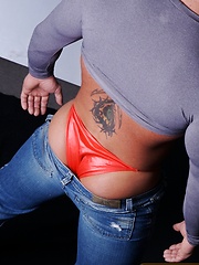 Massive tattooed stud in this jockbutt exclusive set. - Gay porn pics at Gaystick