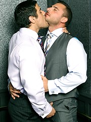 Two lovely office workers fucking after hard work day - Gay porn pics at Gaystick