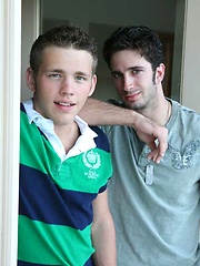 Two sexy american jocks gets naked for our camera - Gay porn pics at Gaystick