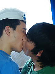 Two sailor twinks get mutual oral - Gay porn pics at Gaystick