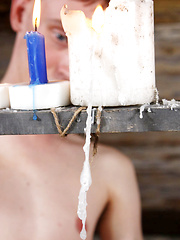 Pale, skinny and pierced cutie Brad Holt works a big, fat uncut cock - Gay porn pics at Gaystick