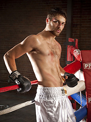 Step into the ring with big-dicked wonder boy Tommy Defendi - Gay porn pics at Gaystick