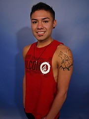 Two hot and horny boys strip quickly and get down to some bareback riding lessons - Gay porn pics at Gaystick