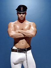 Muscled hunks in retro style posters - Gay porn pics at Gaystick