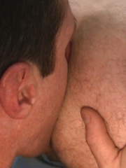 Randy pile drives into that furry and hungry hole - Gay porn pics at Gaystick