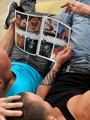 Drake moans as he gets that hot hole rimmed by Sean - Gay porn pics at Gaystick