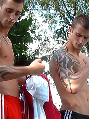 Gay boy twins masturbating together - Gay porn pics at Gaystick