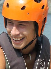 Jack Harrer being tag teamed by Alex Waters and Austin Merrick - Gay porn pics at Gaystick