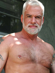 Silver Daddy Jake Marshall and Super Hairy Hunk Marco Rios - Gay porn pics at Gaystick