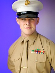 Uniformed Marine Conrad Solo - Gay porn pics at Gaystick