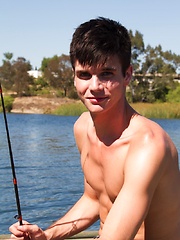 Hot models Scotty Clarke and Christian Collins go on a nice peaceful camping trip - Gay porn pics at Gaystick