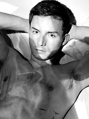  Andres gives in to his new found temptation and enters the rest room - Gay porn pics at Gaystick