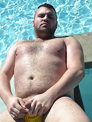 Palm Springs Solo Cub Rex Blue - Gay porn pics at Gaystick