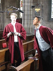 Choirboy: Behind the Scenes - Gay porn pics at Gaystick