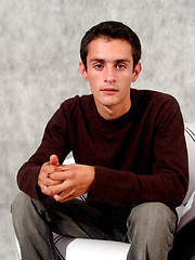 Slim gay beauty Jon has smooth, dark skin and is eager from the get-go to impregnate his belly ... - Gay porn pics at Gaystick