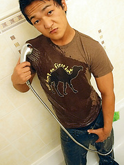 Buff Asian Boy Sasha Jerks Off - Gay porn pics at Gaystick