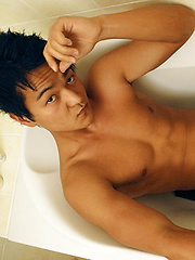 Buff Asian Boy Sasha Jerks Off - Gay porn pics at Gaystick