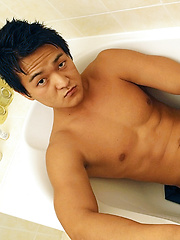 Buff Asian Boy Sasha Jerks Off - Gay porn pics at Gaystick