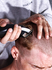 Head Shaved And Face Fucked! - Gay porn pics at Gaystick