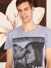 Cody Banks stroking his hard uncut cock. - Gay porn pics at Gaystick