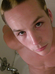Puppy Jerks Off and Pisses In The Shower - Gay porn pics at Gaystick